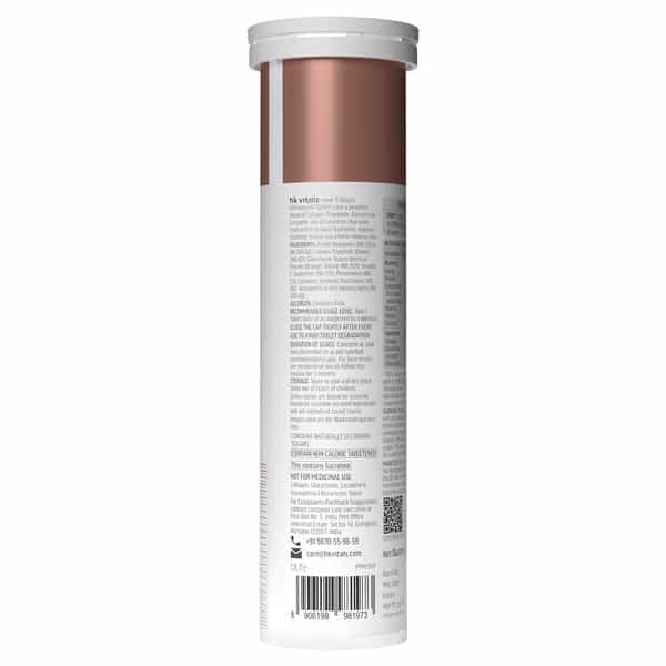 Hk Vitals Skin Radiance Collagen Supplement (Orange| 15 Effervescent Tablets) | Tripeptide