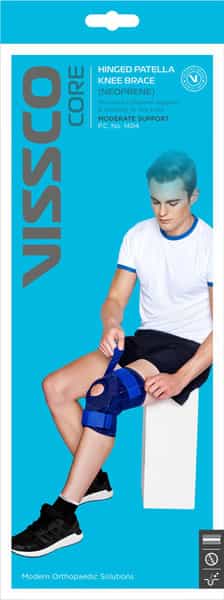 Vissco Core Neoprene Hinged Patala Knee Brace Large
