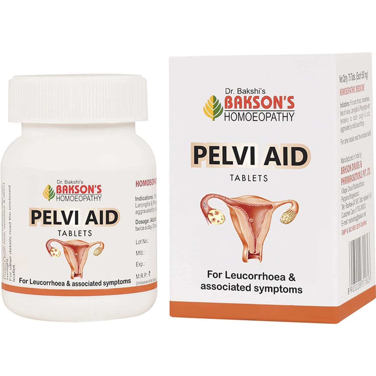 Baksons Homoeopathy Pelvi Aid Tablet 75 No's