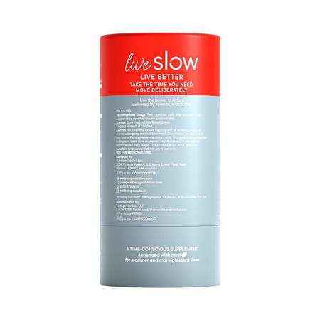 Wellbeing Nutrition Slow Bone Support For Bone & Joint Strength And Enhanced Mobility 60 Caps