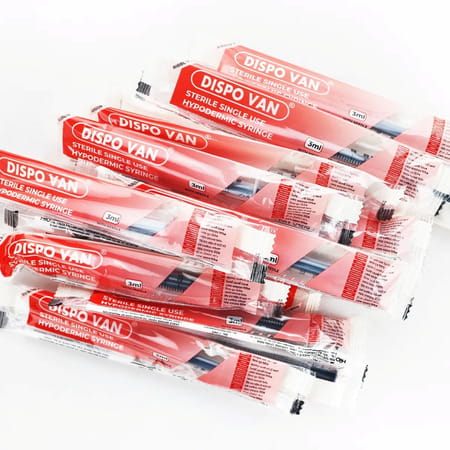 Hmd Dispovan 24 G X 1 Inch X 3 Ml Syringe 100 No'S