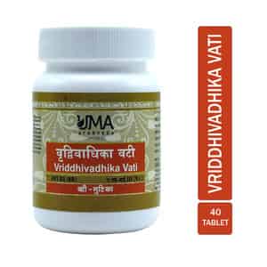 Uma Ayurveda Vriddhivadhika Vati Ayurvedic Tablets 40 Tab