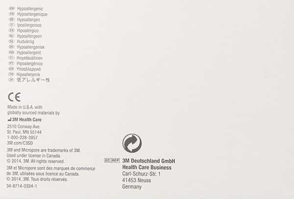 3M 1530E-2 Micropore Tape 2