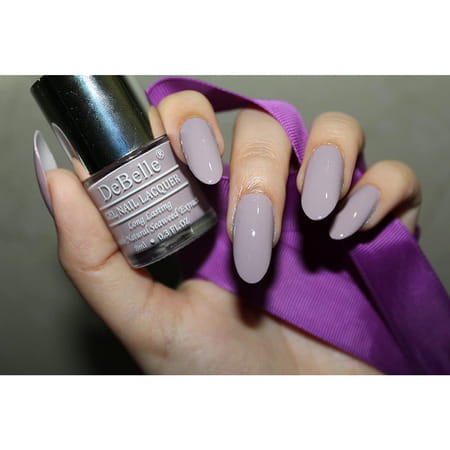 Debelle Gel Nail Polish Combo Gift Pack Of 2 Mauve Pastel Purple(Vintage Frost) 16 Ml(8 Ml Each) .
