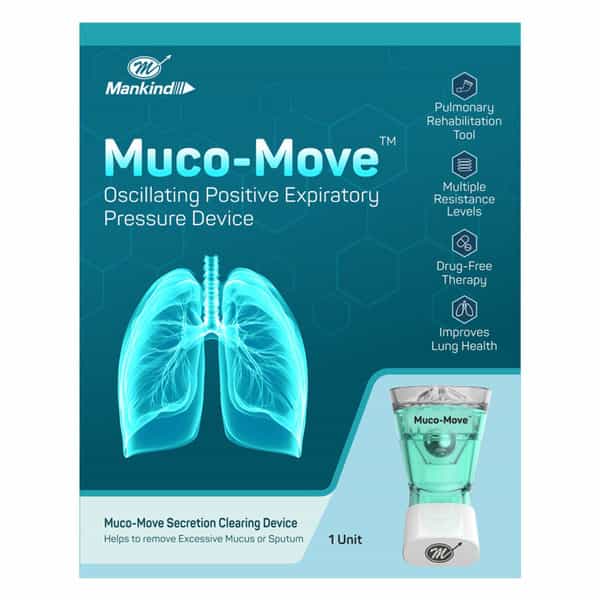 Muco Move Oscillating Positive Expiratory Pressure Device 1 Unit