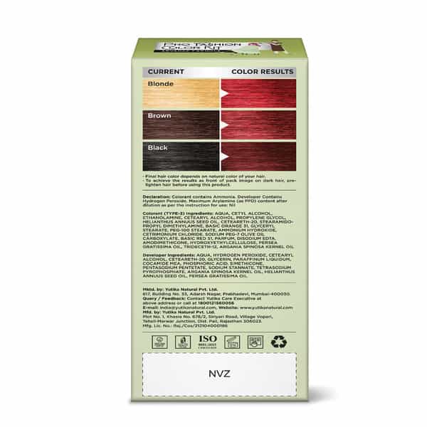 Neeta Professional Pro Fashion Color Kit Flame Red 100G | Permanent Creme Hair Color | Unisex