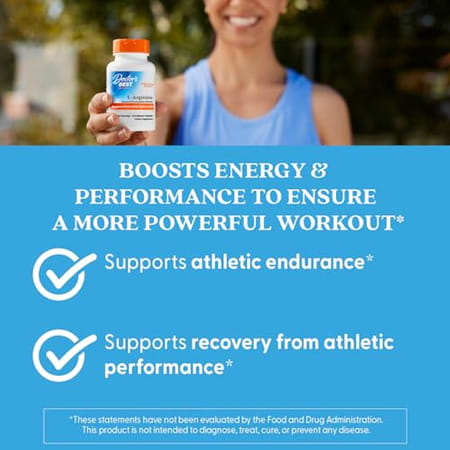 Doctor's Best L-Arginine Tablets | 120 Count