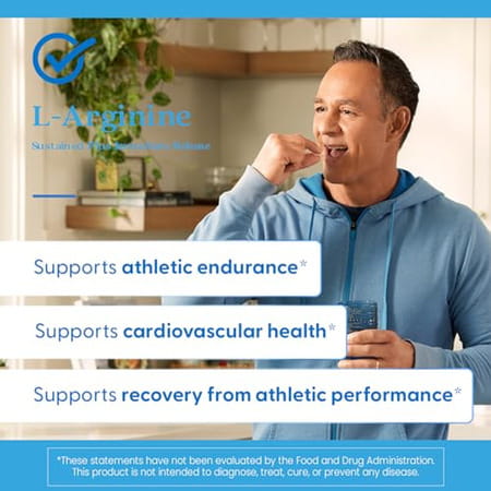 Doctor's Best L-Arginine Tablets | 120 Count