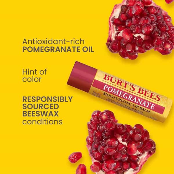 Burt's Bees Lip Balm | Pomegranate Oil | 4.25G
