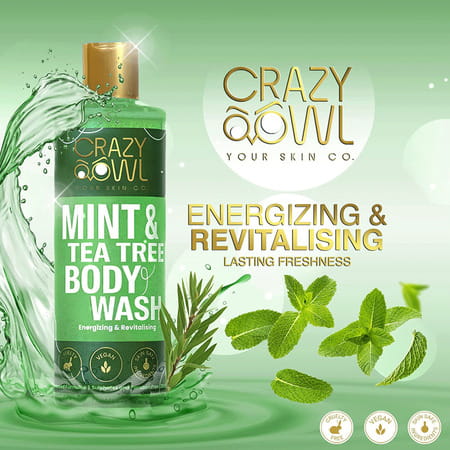 Crazy Owl Mango Mania + Juicy Lemon + Mint & Tea Tree + Aqua Musk Body Wash Combo Pack
