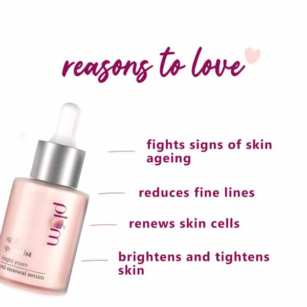 Plum Bright Years Cell Renewal Serum- 30 Ml