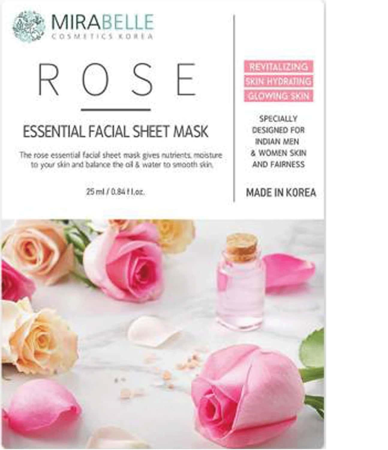 Buy TNW THE NATURAL WASH ROSE FACE SHEET MASK PACK OF 2 Online