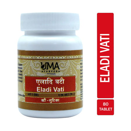 Uma Ayurveda Eladi Vati Ayurvedic Tablets 80 Tab