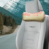 Elegant Arrow Neck Support Pillow Beige (Set Of 2)