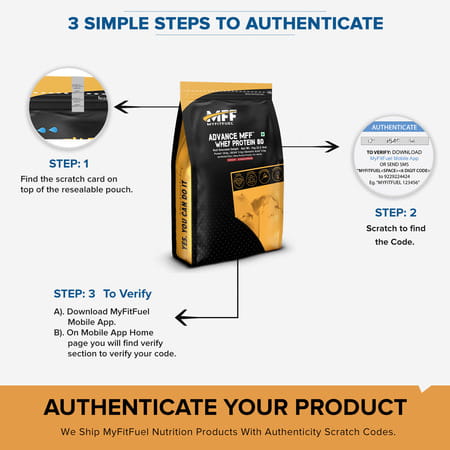 Myfitfuel Mff Whey Protein 80 | 1kg | 30 Servings (Vanilla Crme)| Whey Protein Concentrate