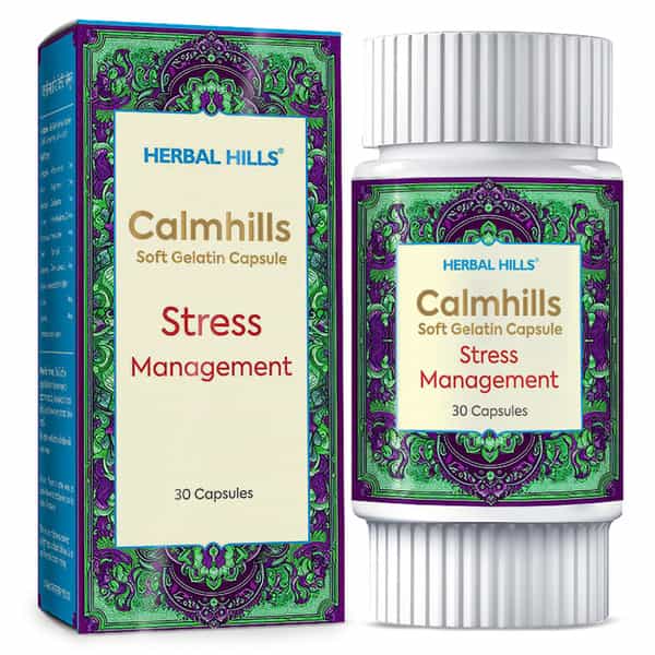 Herbal Hills Calmhills - Stress Management 30 Capsule - Pack Of 5