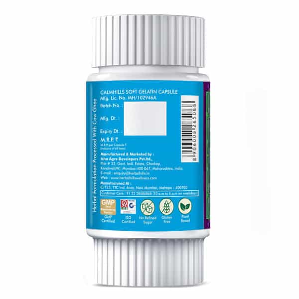 Herbal Hills Calmhills - Stress Management 30 Capsule - Pack Of 5