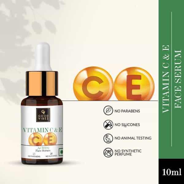 Good Vibes Age Defying Serum - Vitamin C & Vitamin E - 10 Ml