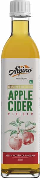 Alpino Organic Apple Cider Vinegar 500 Ml Bottle| Naturally Rich In Antioxidants|No Added Flavours