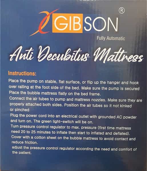 Gibson Alernating Pressure Pump & Air Mattress