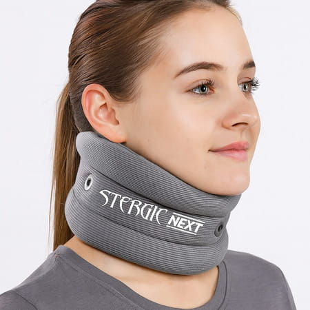 Stergic Cervical Collar Soft Foam Neck Support Brace Strain & Cervical Spondylosis Large Size 1 No'S