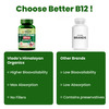 Vlado's Himalayan Organics Vitamin B12 | For Men & Women - 60 Veg Tablets