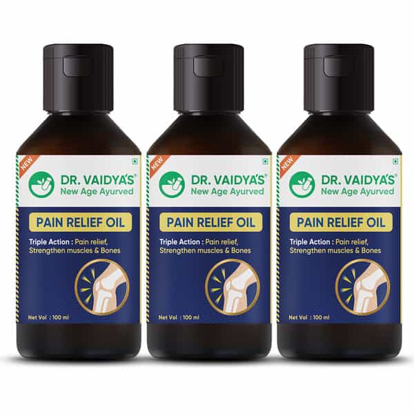 Dr. Vaidya's Pain Relief Oil -100 Ml - Pack Of 3