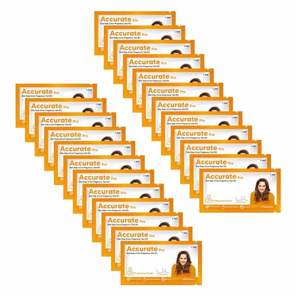 Accurate Pro One Step Urine Hcg Pregnancy Test Kit (Pack Of 24 Strips)