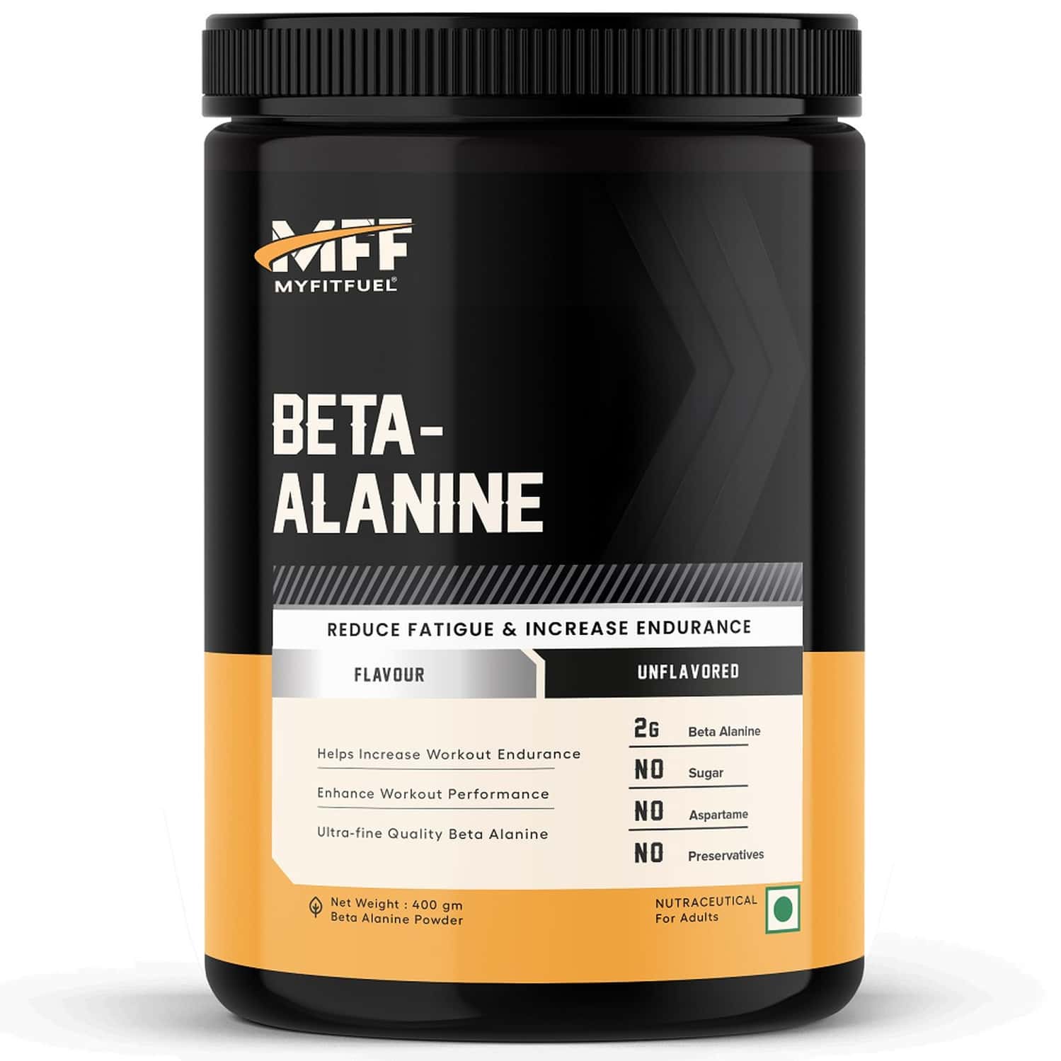Myfitfuel Beta Alanine (400 Gm) Unflavoured| Amino Acid