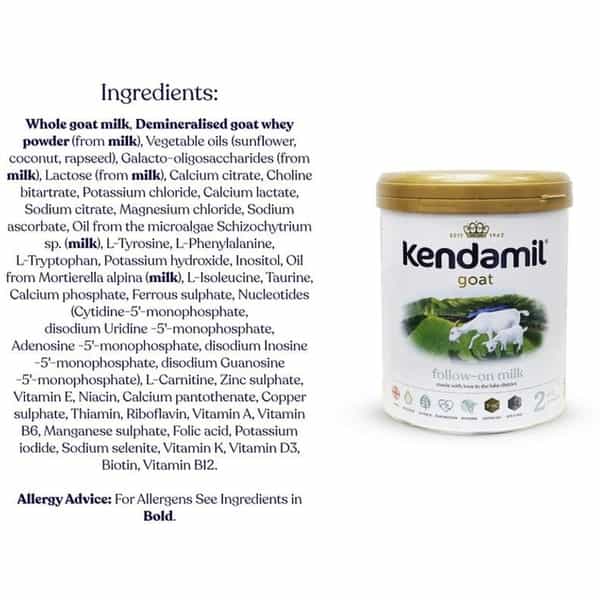 Kendamil Goat Stage 2 | Follow On Milk Powder 800 G