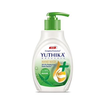 Yuthika Neem Handwash Liquid 500ml Dispenser Bottle | Ph Balanced | Germ Protection Hand Wash