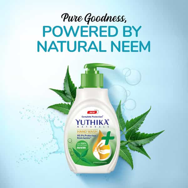 Yuthika Neem Handwash Liquid 500Ml Dispenser Bottle | Ph Balanced | Germ Protection Hand Wash