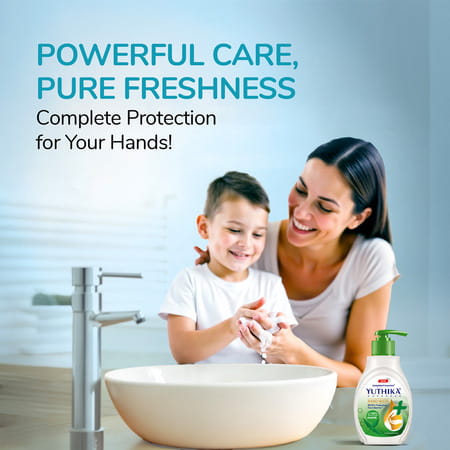 Yuthika Neem Handwash Liquid 500ml Dispenser Bottle | Ph Balanced | Germ Protection Hand Wash
