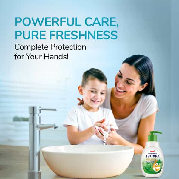 Yuthika Neem Handwash Liquid 500Ml Dispenser Bottle | Ph Balanced | Germ Protection Hand Wash