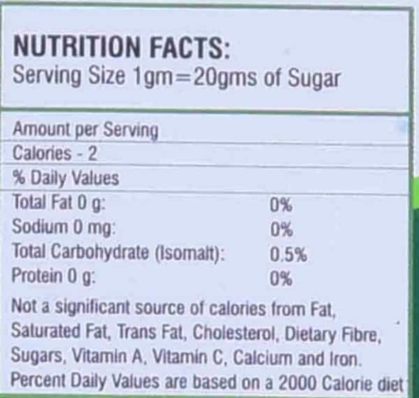 Stevia World Sweet Xx Sweetener Packet Of 250 G