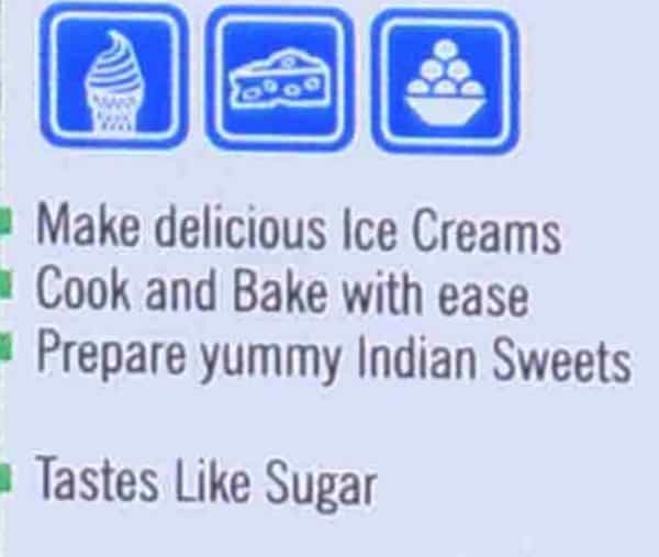 Stevia World Sweet Xx Sweetener Packet Of 250 G