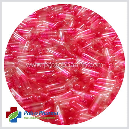 Patco Pharma - Size 3 Pink/Ct Empty Gelatin Pill Capsule | Diy Powder Filling (Pack Of 2500)