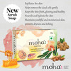 Moha: Scrub Soap With Walnut | Almond Oil & Honey Unisex Bathing Bar - 100Gm (Pack Of 3)
