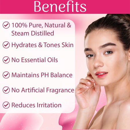 Cipzer Araq E Gulab 50 Ml Premium Rose Water For Skin Toning | Anti-Aging | Naturally Hydrates Skin