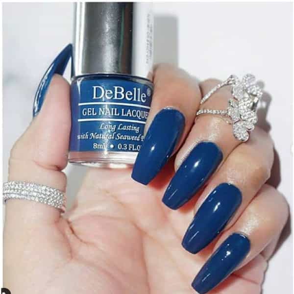Debelle Gel Nail Lacquer Bleu Allure Navy Blue Nail Polish-8Ml