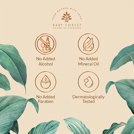 Baby Forest Mulmul Baby Wipes,Ultra-Soft,Water-Based, 3x Thicker And Softer Wipes 72 Wipes,Pack Of 4