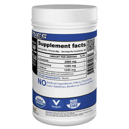 Nutrija Bcaa Fermentated & Vegan - Zero Carb | No Fillers - 100grams (Pineapple)