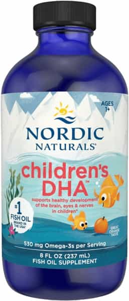 Nordic Naturals Arctic Cod Liver Oil 1060 Mg Omega 3 Fish Oil Epa & Dha Orange Flavor 237Ml
