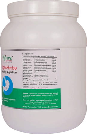 Naturz Ayurveda Digesherbo - 900 Tablets (Pack Of 4)