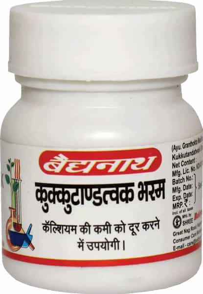 Baidyanath Kukkutandatwak Bhasma Powder 5 Gm