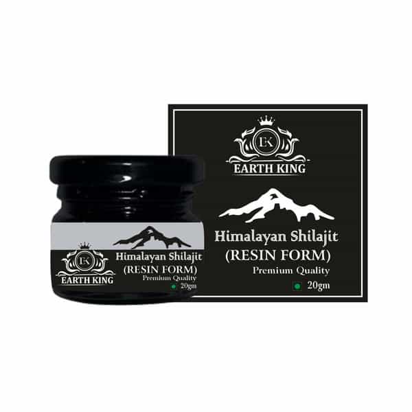 Earth King Himalayan Shilajit/Shilajit Resin (Semi Liquid) Supports Strength | Stamina & Energy|20Gm