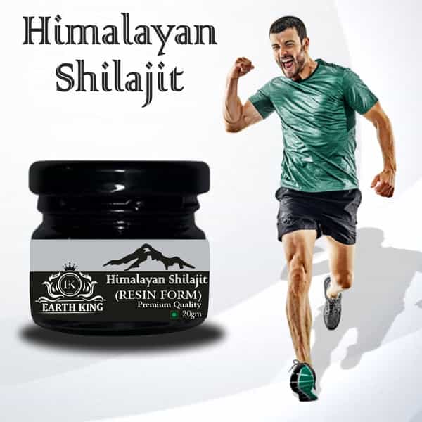 Earth King Himalayan Shilajit/Shilajit Resin (Semi Liquid) Supports Strength | Stamina & Energy|20Gm