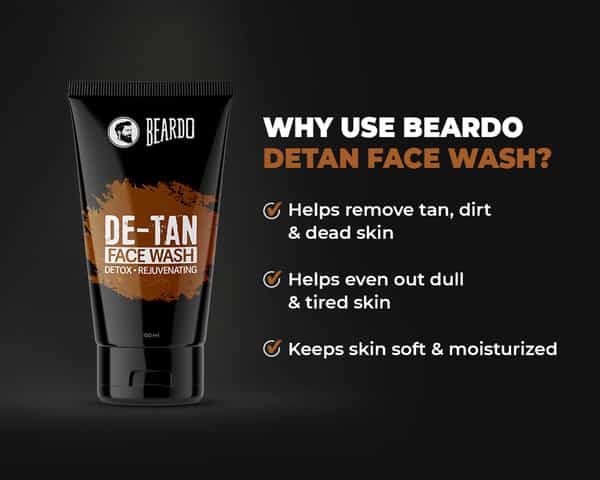 Beardo De-Tan Facewash For Men - 100 Ml