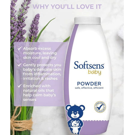 Softsens Baby Powder 200gm - Pack Of 3