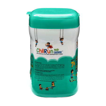 Chilrun No Sucrose Vanilla Flavour Total Nutrition For Obese Growing Boys & Girls Jar Of 200gm